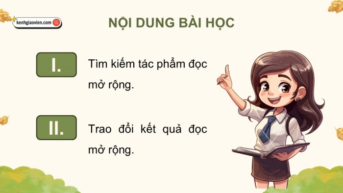 Giáo án điện tử Ngữ văn 9 kết nối Bài 5: Đọc mở rộng