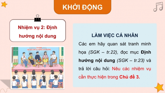 Giáo án điện tử Hoạt động trải nghiệm 9 chân trời bản 1 Chủ đề 3 Tuần 9