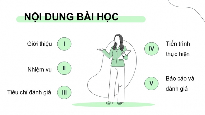 Giáo án điện tử Công nghệ 9 Định hướng nghề nghiệp Cánh diều Bài 6: Dự án Đánh giá mức độ phù hợp với ngành nghề thuộc lĩnh vực kĩ thuật, công nghệ