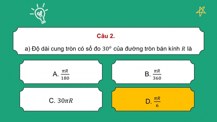 Giáo án điện tử Toán 9 cánh diều Bài tập cuối chương V