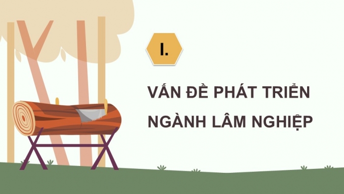 Giáo án điện tử Địa lí 12 kết nối Bài 12: Vấn đề phát triển ngành lâm nghiệp và ngành thuỷ sản