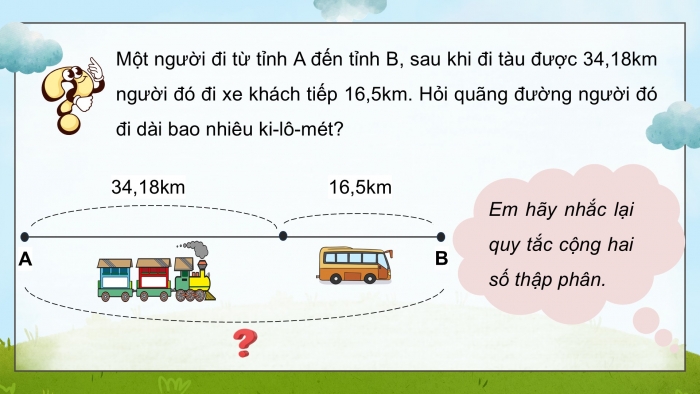 Giáo án PPT dạy thêm Toán 5 Kết nối bài 19: Phép cộng số thập phân