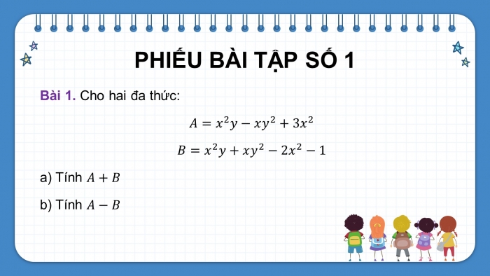 Giáo án PPT dạy thêm Toán 8 cánh diều Bài tập cuối chương I