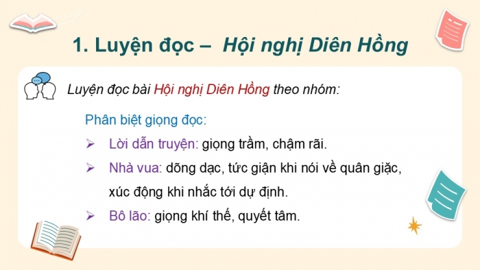 Giáo án PPT dạy thêm Tiếng Việt 5 cánh diều Bài 7: Hội nghị Diên Hồng, Viết đoạn văn nêu ý kiến về một hiện tượng xã hội (Cấu tạo của đoạn văn)