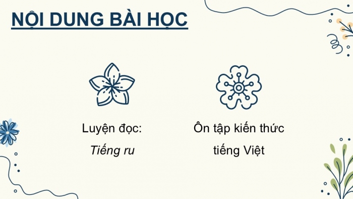 Giáo án PPT dạy thêm Tiếng Việt 5 cánh diều Bài 7: Tiếng ru, Luyện tập về đại từ