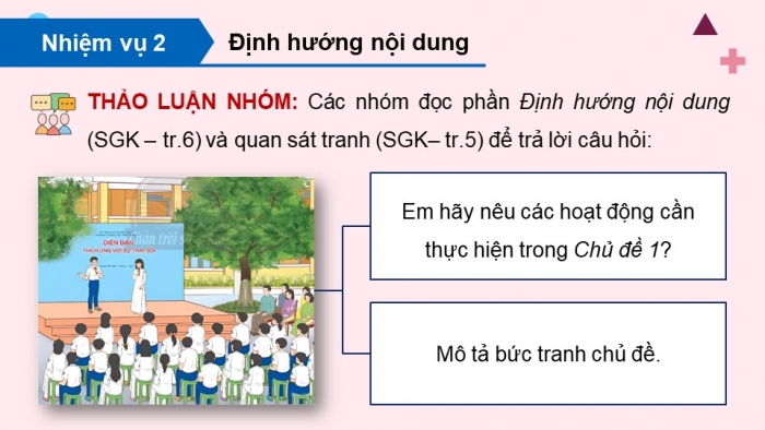 Giáo án điện tử hoạt động trải nghiệm 12 chân trời bản 2 chủ đề 1 hoạt động 1,2