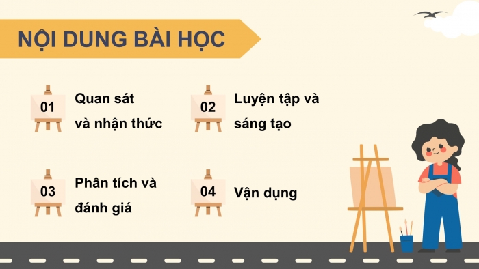 Giáo án điện tử Mĩ thuật 5 chân trời bản 2 Bài 7: Cùng nhau đạp xe