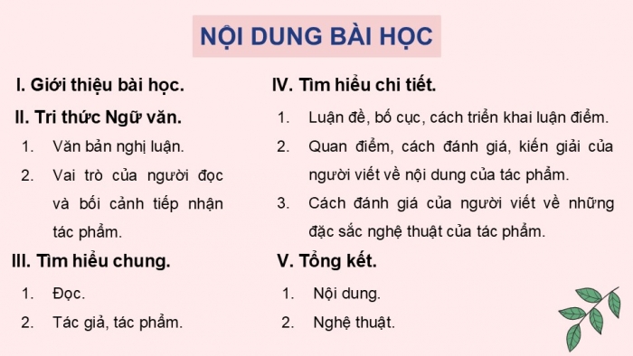 Giáo án điện tử Ngữ văn 9 kết nối Bài 4: 