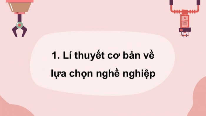 Giáo án điện tử Công nghệ 9 Định hướng nghề nghiệp Chân trời Chủ đề 4: Lựa chọn nghề nghiệp trong lĩnh vực kĩ thuật, công nghệ