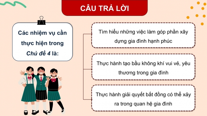 Giáo án điện tử Hoạt động trải nghiệm 9 chân trời bản 1 Chủ đề 4 Tuần 13