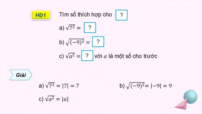 Giáo án điện tử Toán 9 cánh diều Bài 4: Một số phép biến đổi căn thức bậc hai của biểu thức đại số