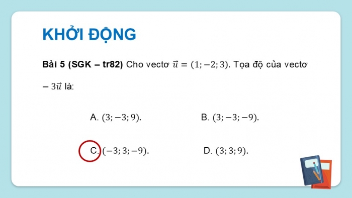 Giáo án điện tử Toán 12 cánh diều Bài tập cuối chương II