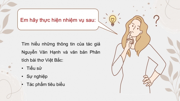 Giáo án điện tử Ngữ văn 12 cánh diều Bài 5: Phân tích bài thơ 