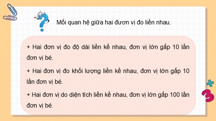 Giáo án PPT dạy thêm Toán 5 Kết nối bài 34: Ôn tập đo lường