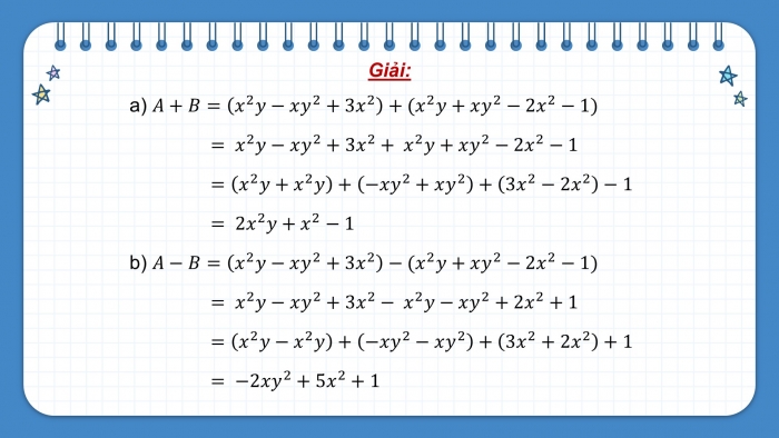 Giáo án PPT dạy thêm Toán 8 cánh diều Bài tập cuối chương I