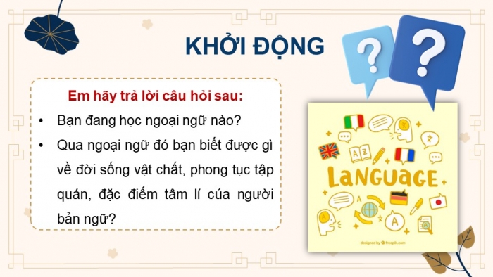 Giáo án điện tử chuyên đề Ngữ văn 11 cánh diều CĐ 2: Tìm hiểu ngôn ngữ trong đời sống xã hội hiện đại