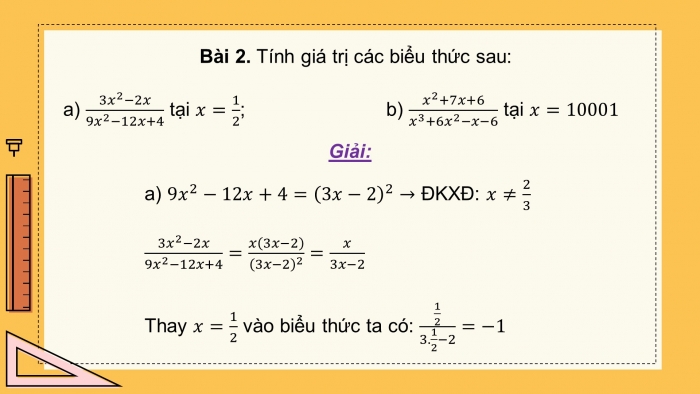 Giáo án PPT dạy thêm Toán 8 cánh diều Bài tập cuối chương II