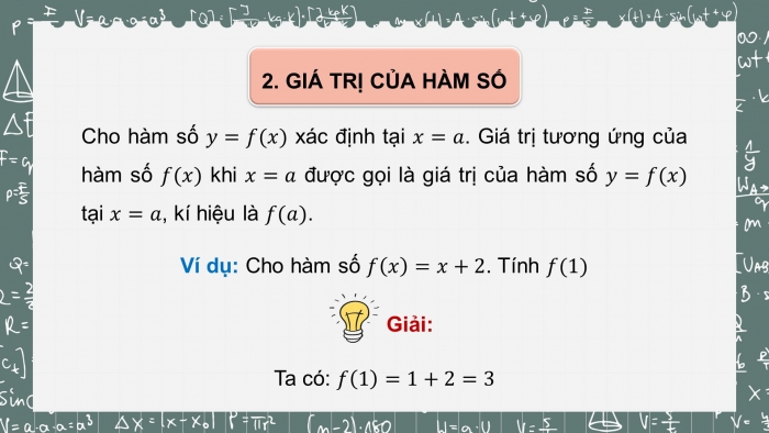 Giáo án PPT dạy thêm Toán 8 cánh diều Bài 1: Hàm số