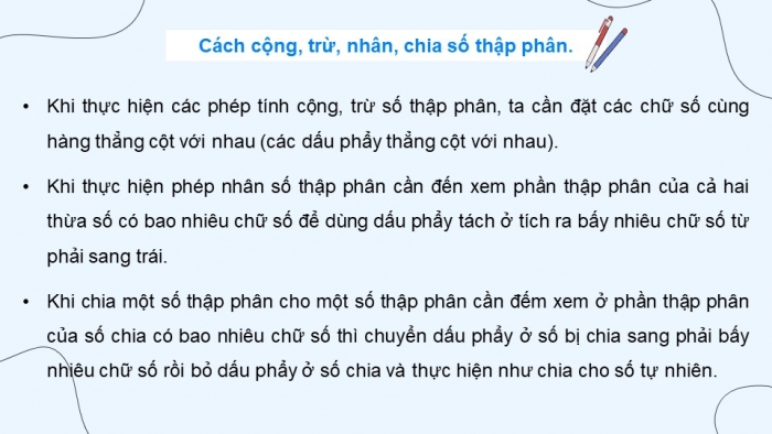 Giáo án điện tử Toán 5 kết nối Bài 24: Luyện tập chung