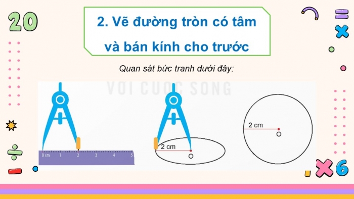 Giáo án điện tử Toán 5 kết nối Bài 27: Đường tròn. Chu vi và diện tích hình tròn