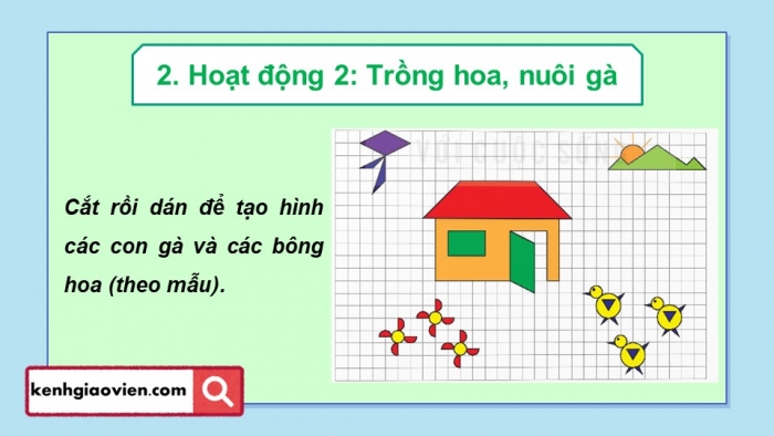 Giáo án điện tử Toán 5 kết nối Bài 28: Thực hành và trải nghiệm đo, vẽ, lắp ghép, tạo hình