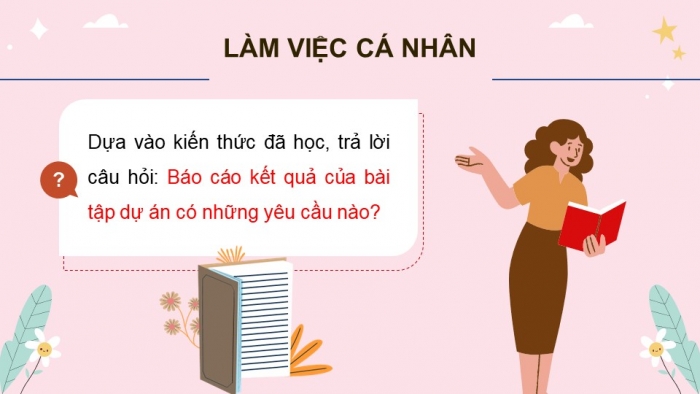 Giáo án PPT dạy thêm Ngữ văn 12 Cánh diều bài 2: Viết báo cáo kết quả của bài tập dự án