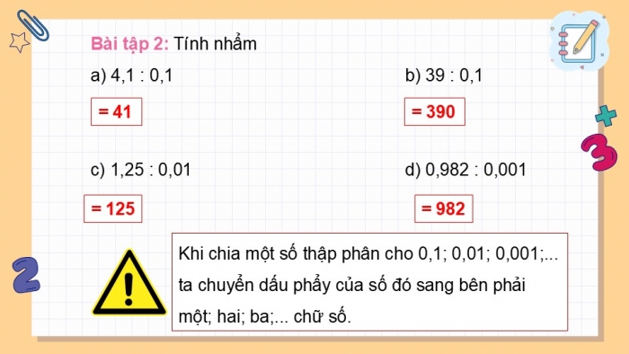 Giáo án điện tử Toán 5 chân trời Bài 41: Em làm được những gì?