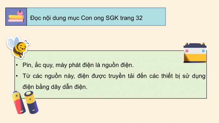 Giáo án điện tử Khoa học 5 cánh diều Bài 7: Năng lượng điện