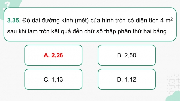 Giáo án điện tử Toán 9 kết nối Bài tập cuối chương III