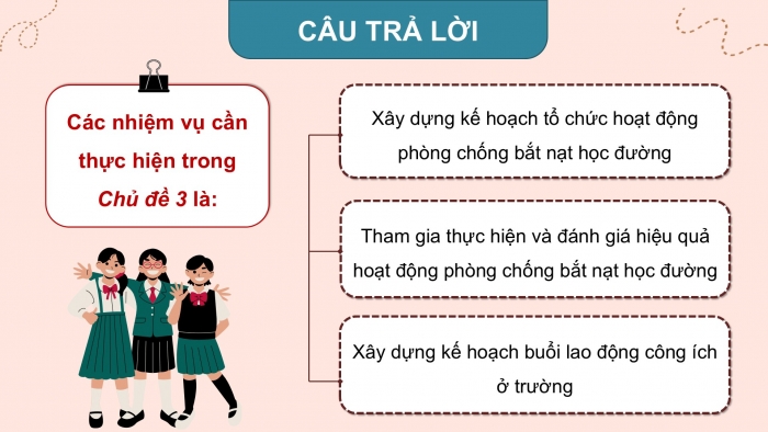 Giáo án điện tử Hoạt động trải nghiệm 9 chân trời bản 1 Chủ đề 3 Tuần 9