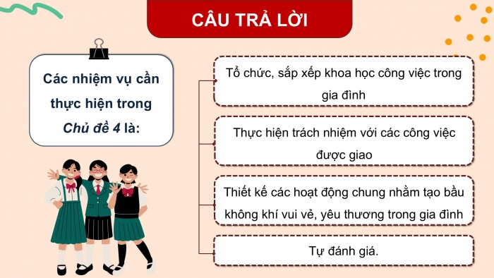 Giáo án điện tử Hoạt động trải nghiệm 9 chân trời bản 1 Chủ đề 4 Tuần 13