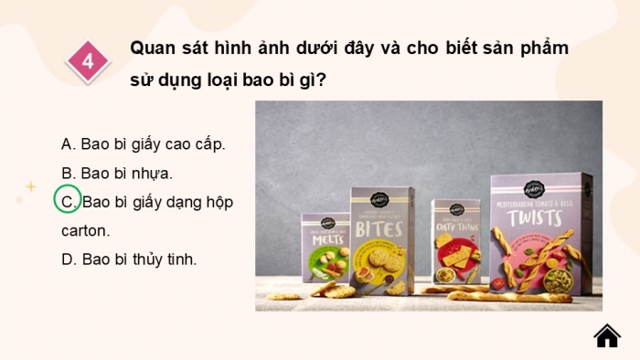 Giáo án điện tử Mĩ thuật 9 chân trời bản 1 Bài 7: Thiết kế và trang trí bao bì