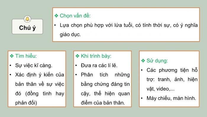 Giáo án điện tử Ngữ văn 9 cánh diều Bài 5: Trình bày ý kiến về một sự việc có tính thời sự