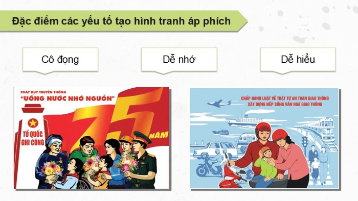 Giáo án điện tử Mĩ thuật 12 Thiết kế đồ hoạ Kết nối Bài 1: Khái quát về tranh áp phích