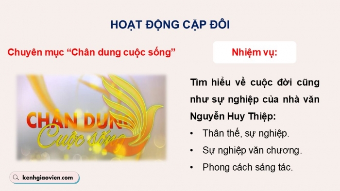 Giáo án điện tử Ngữ văn 12 kết nối Bài 4: Muối của rừng (Trích – Nguyễn Huy Thiệp)