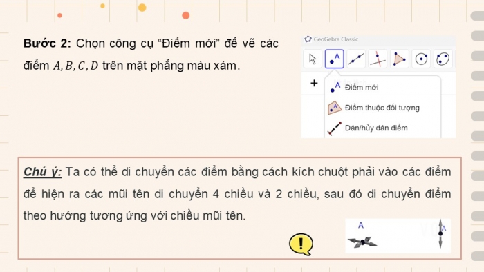 Giáo án điện tử Toán 12 kết nối Hoạt động thực hành trải nghiệm: Vẽ vectơ tổng của ba vectơ trong không gian bằng phần mềm GeoGebra