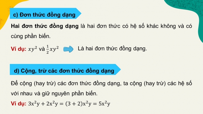 Giáo án PPT dạy thêm Toán 8 cánh diều Bài 1: Đơn thức nhiều biến. Đa thức nhiều biến