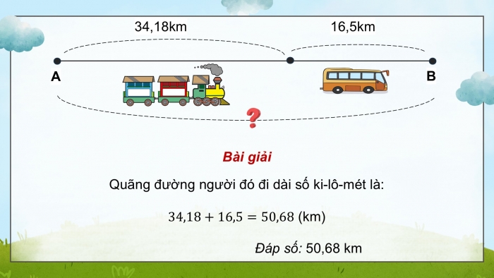 Giáo án PPT dạy thêm Toán 5 Kết nối bài 19: Phép cộng số thập phân