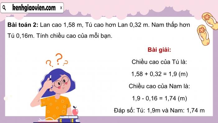 Giáo án PPT dạy thêm Toán 5 Cánh diều bài 27: Luyện tập