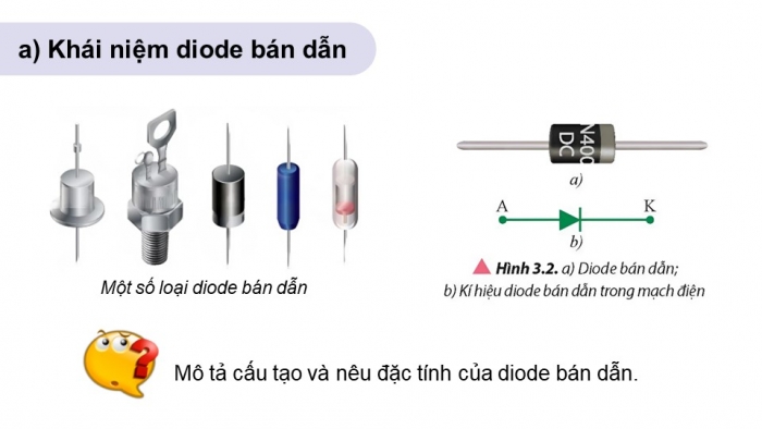 Giáo án điện tử chuyên đề Vật lí 12 chân trời Bài 3: Chỉnh lưu dòng điện xoay chiều