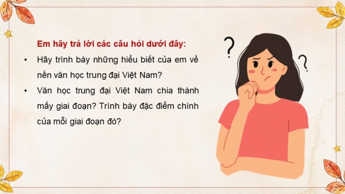 Giáo án điện tử chuyên đề Ngữ văn 11 cánh diều CĐ 1 Phần I: Nghiên cứu một vấn đề văn học trung đại Việt Nam