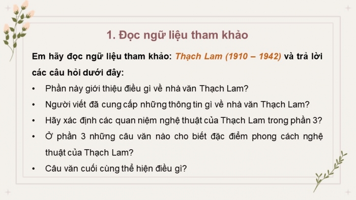 Giáo án điện tử chuyên đề Ngữ văn 11 cánh diều CĐ 3 Phần III: Viết bài giới thiệu về một tác giả văn học