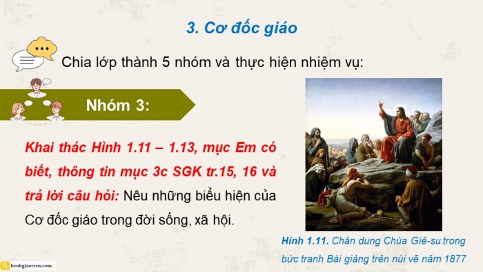 Giáo án điện tử chuyên đề Lịch sử 12 chân trời CĐ 1 Phần 3: Một số tôn giáo ở Việt Nam (3)