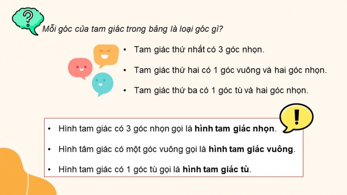 Giáo án điện tử Toán 5 kết nối Bài 25: Hình tam giác. Diện tích hình tam giác