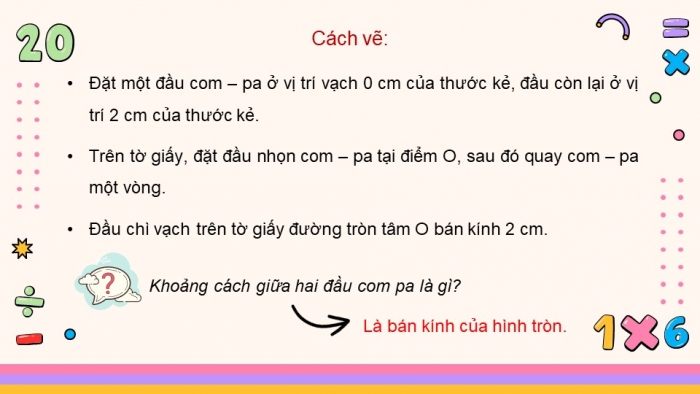 Giáo án điện tử Toán 5 kết nối Bài 27: Đường tròn. Chu vi và diện tích hình tròn