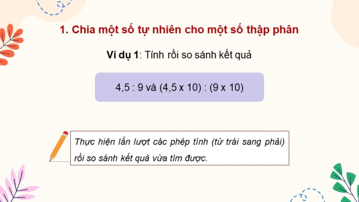 Giáo án điện tử Toán 5 kết nối Bài 22: Phép chia số thập phân (P2)