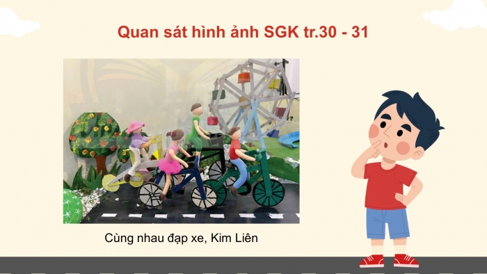 Giáo án điện tử Mĩ thuật 5 chân trời bản 2 Bài 7: Cùng nhau đạp xe