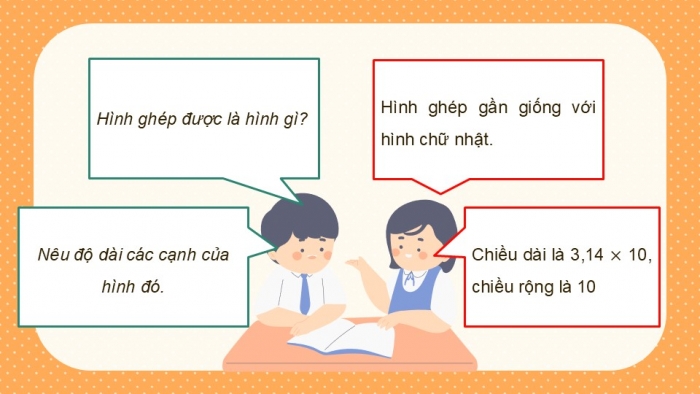 Giáo án điện tử Toán 5 chân trời Bài 49: Diện tích hình tròn