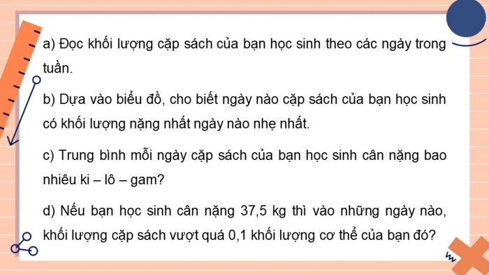 Giáo án điện tử Toán 5 chân trời Bài 55: Ôn tập một số yếu tố thống kê và xác suất