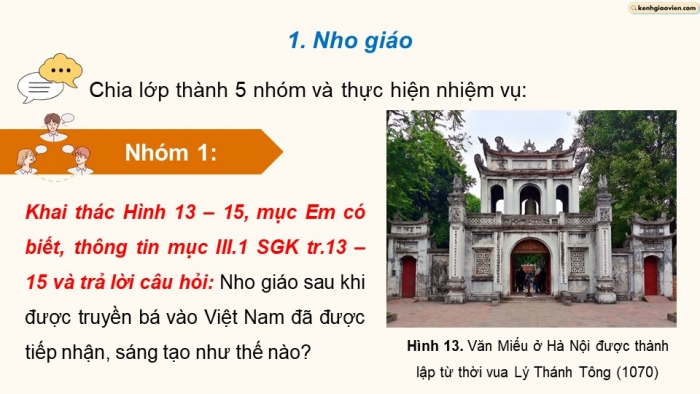 Giáo án điện tử chuyên đề Lịch sử 12 kết nối CĐ 1: Lịch sử tín ngưỡng và tôn giáo ở Việt Nam (P3)